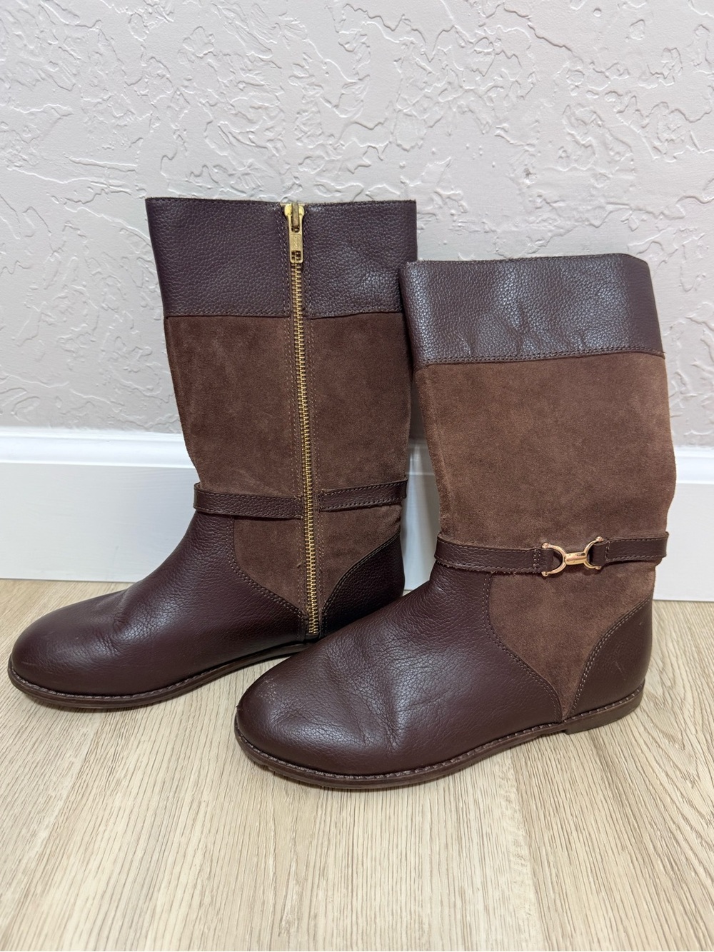 Janie and Jack Girls Brown Riding Boots Equestrian Size 4 Toddler
